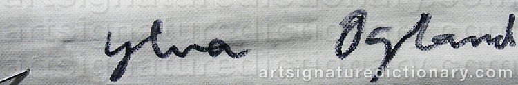 Signature by Ylva OGLAND