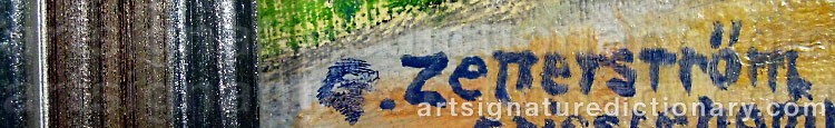Signature by Gunnar ZETTERSTRÖM