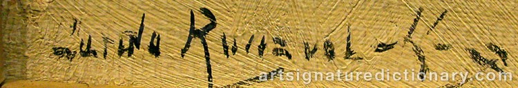 Signature by Gerda ROOSVAL-KALLSTENIUS