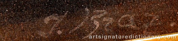 Signature by Osip Emanuelovich BRAZ