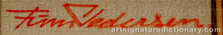 Signature by Finn PEDERSEN
