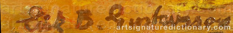 Signature by Erik Birger GUSTAVSSON