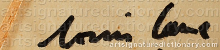 Signature by Louis CANE