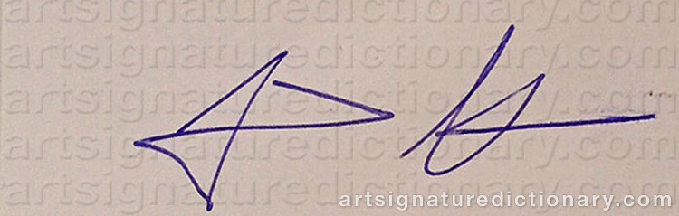 Authentic signature by Juho NIKKILÄ on Other artwork
