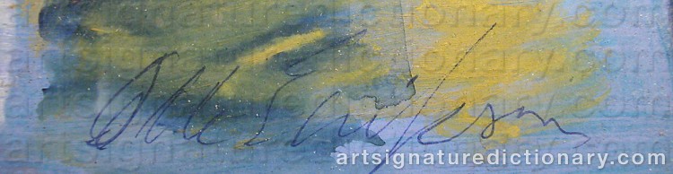 Signature by Olle ‘Droppen’ ERIKSSON
