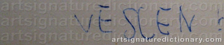 Signature by Börje VESLEN