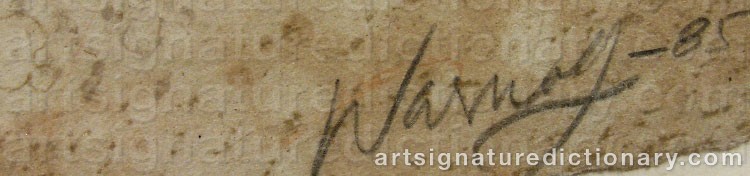 Signature by Bertil WARNOLF