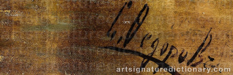 Signature by Semion Fedorovich ‘Fedorov’ FEODOROV