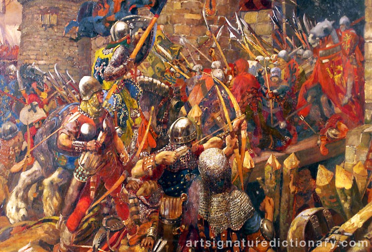 Close-up details showing Mårten Eskil WINGE signature forgery characteristics