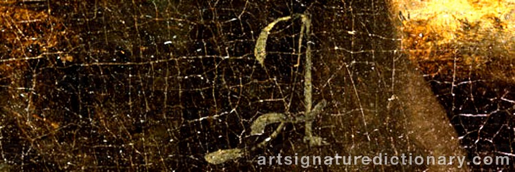 Authentic signature by Jan ASSELIJN on Painting/Watercolour artwork