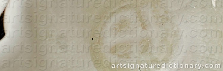 Authentic signature by Eva HILD on Other artwork