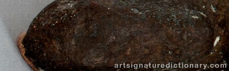 Authentic signature by Jussi VIKAINEN on  artwork