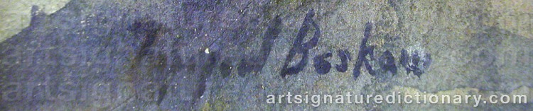 Signature by Ingegerd BESKOW