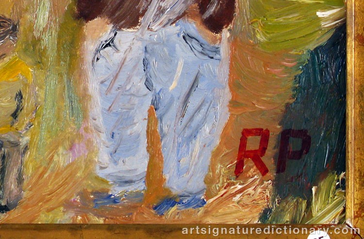 Close-up details showing Ragnar PERSON signature forgery characteristics