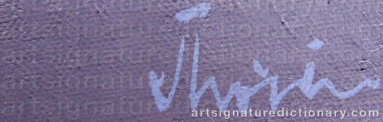 Signature by Gunnar THORÉN