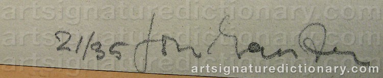Signature by Jan MANKER