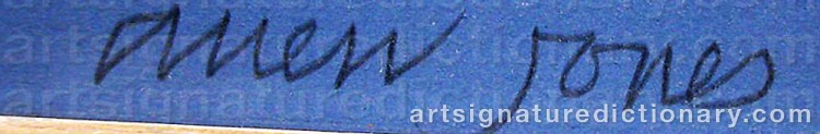 Signature by Allen JONES