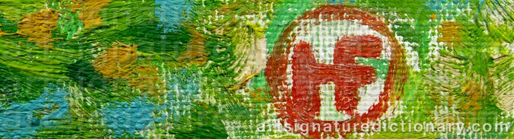 Authentic signature by Henrik FORSSBECK on Painting/Watercolour artwork