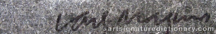 Signature by Carl MAGNUS