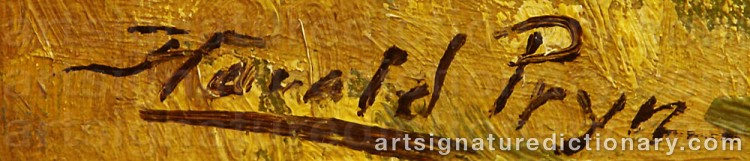 Signature by Harald PRYN