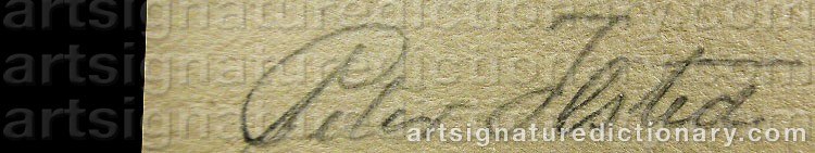 Signature by Peter Vilhelm ILSTED