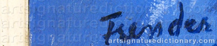 Signature by Helge FRENDER