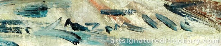 Authentic signature by Rocco CARVELLI on Painting/Watercolour artwork