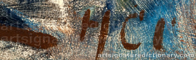 Authentic signature by Howard Chandler CHRISTY on Painting/Watercolour artwork