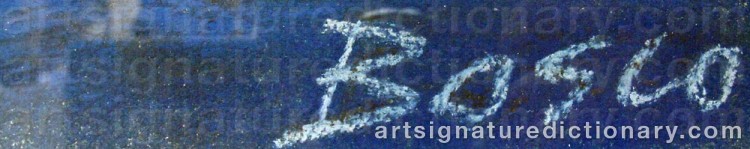 Signature by Pierre BOSCO