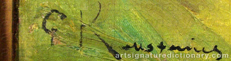 Signature by Gottfrid KALLSTENIUS