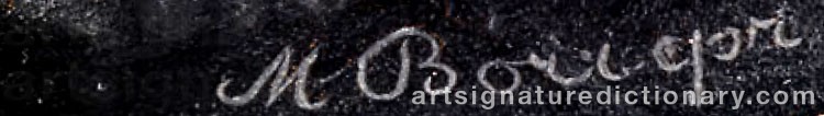 Authentic signature by Albert Moritz WOLFF on artwork