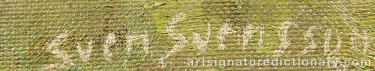 Signature by Sven SVENSSON