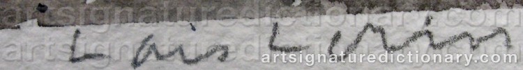 Signature by Lars LERIN
