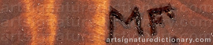 Authentic signature by Magnus (Sami Artist) FANKKI on artwork