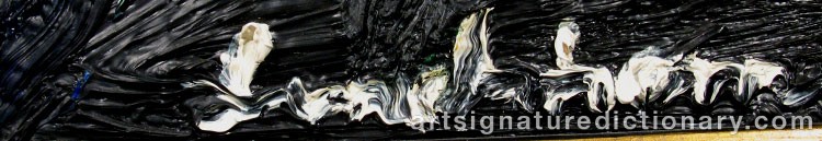 Close-up details showing Bengt LINDSTRÖM signature forgery characteristics