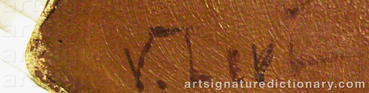 Signature by Vassili Filippovich LEVI