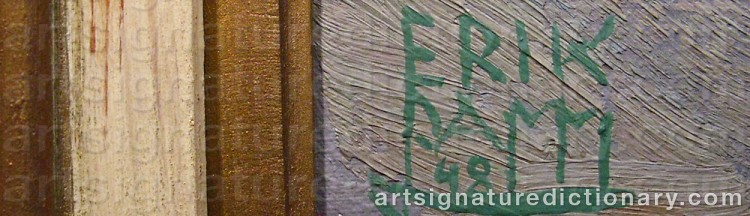 Signature by Erik LAMM