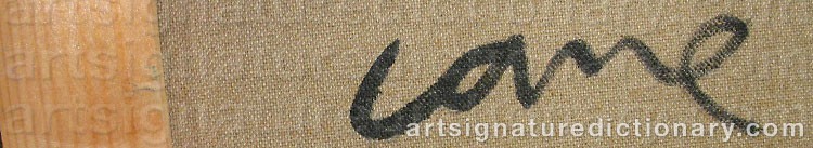 Signature by Louis CANE