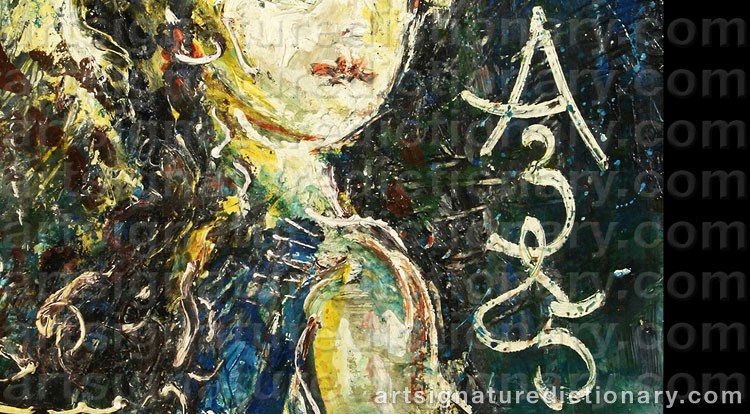 Signature by Anatolii Timofeevich ‘Az’ ZVEREV