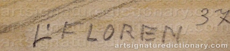 Signature by Lars FLORÉN
