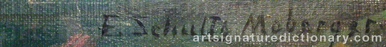 Signature by Elsa SCHULTZ-MOBERGER