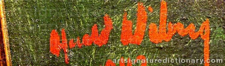 Signature by Harald WIBERG