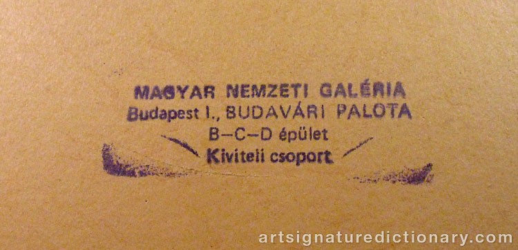 Close-up details showing Oskar KOKOSCHKA signature forgery characteristics