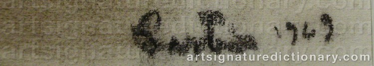 Signature by Louis BASTIN