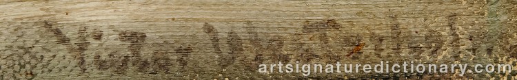 Signature by Victor WESTERHOLM