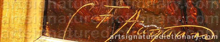 Signature by Carl Frederik AAGAARD
