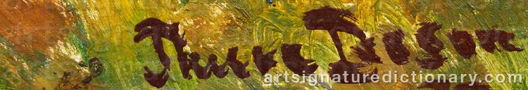 Signature by Ture BOSIN