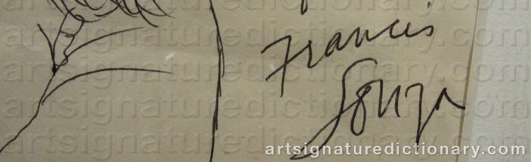 Signature by Francis Newton SOUZA
