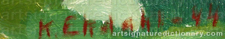 Signature by Konrad EKDAHL