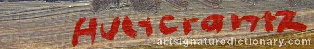 Signature by Tore HULTCRANTZ
